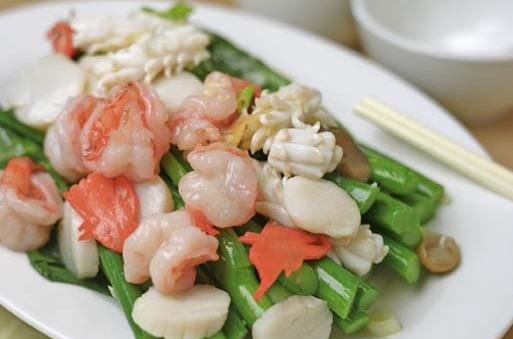 Chinese Seafood with Vegetables